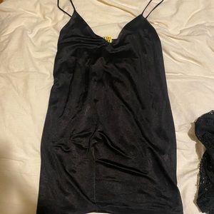 Zara mini slip dress